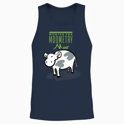 Mooter for Moometry Moo Unisex Tank Top - Navy