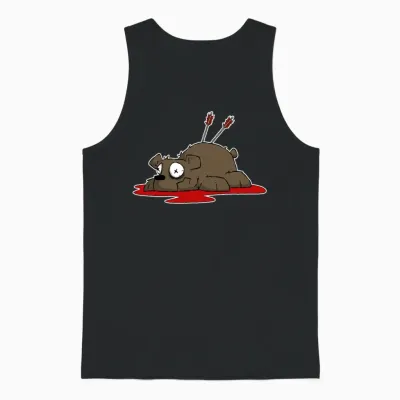 Funny Archery Sticker and Shirt Kilboe Comic Unisex Tank Top - Black