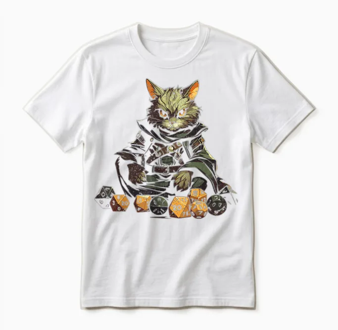 Rpg Gaming Role Playing D20 Tabletop Games Funny Rpg Gamer Unisex T-Shirt in White