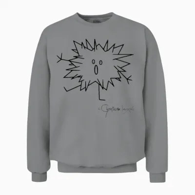 Woolly Beastie Spiky - Bestiolus Spinosus Unisex Sweatshirt - Sport Grey