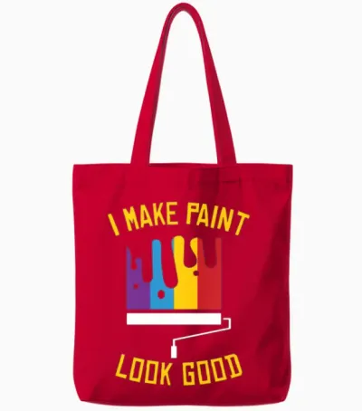 Painter Painting Professional Painter Master Tote Bags - Red