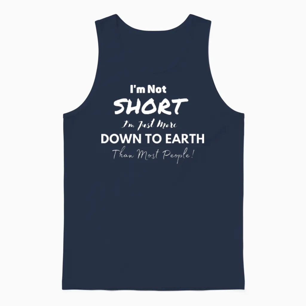 Funny Gift Funny Saying Memes & Humor Unisex Tank Top in Navy