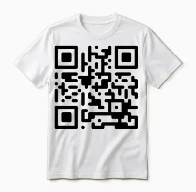 Qr Codes Are Dumb - Black Unisex T-Shirt - White