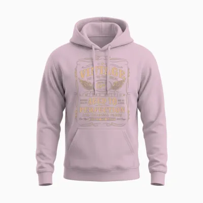 Born in 1974 Vintage 50th Birthday Gift Unisex Hoodie - Light Pink