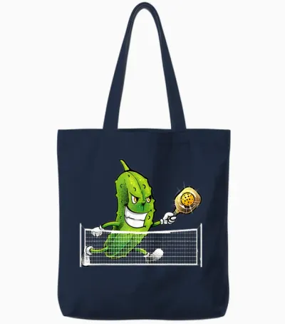 Cute Pickleball for Men Women Racket Sport Pickleball Lover Tote Bags - Navy