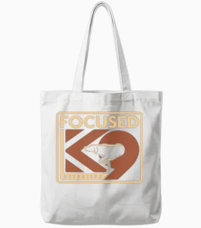 Focused K9 Detection Light Colors Tote Bags - White