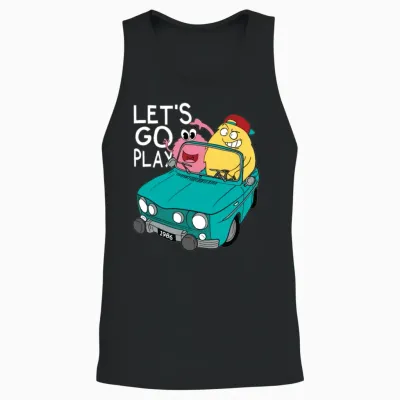 Funny Children 57 Unisex Tank Top - Black