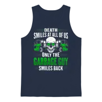 Garbage Truck Costume for a Garbage Guy Unisex Tank Top - Navy – 1