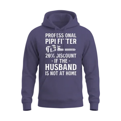 Funny Pipefitter Pipefitter Unisex Hoodie - Heather Sport Dark Navy