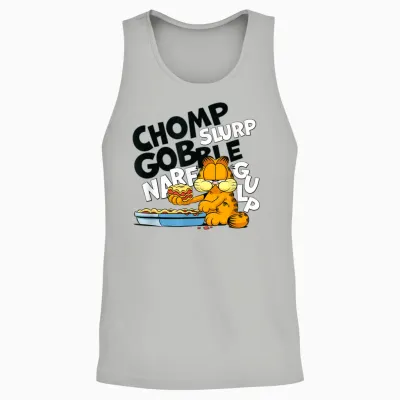 Garfield - Enjoy Your Lasagna Unisex Tank Top - Ash