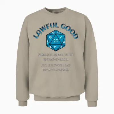D20 Alignment Lg Unisex Sweatshirt - Sand