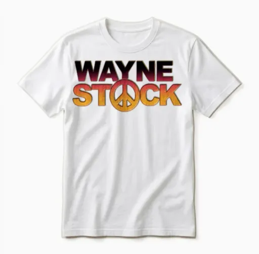 Wayne Stock Unisex T-Shirt in White