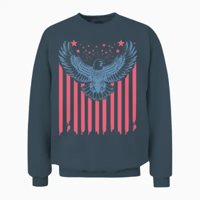 Eagle America Unisex Sweatshirt - Dark Heather