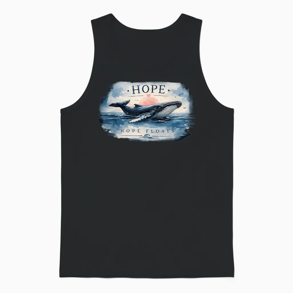 Timmy (hope) Der Buckelwal - Team Timmy Unisex Tank Top in Black