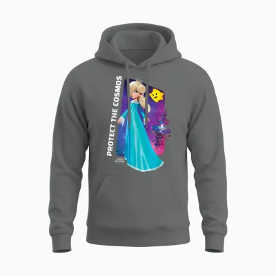 The Super Mario Galaxy Movie Rosalina Protect the Cosmos Unisex Hoodie - Graphite Heather