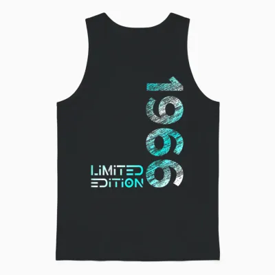 60. Geburtstag Limited Edition Jahrgang 1966 Mann Frau Unisex Tank Top - Black