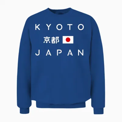 Kyoto Japan Unisex Sweatshirt - Royal