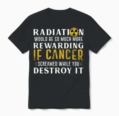 Cancer Scream While You Destroy It Unisex T-Shirt - Black