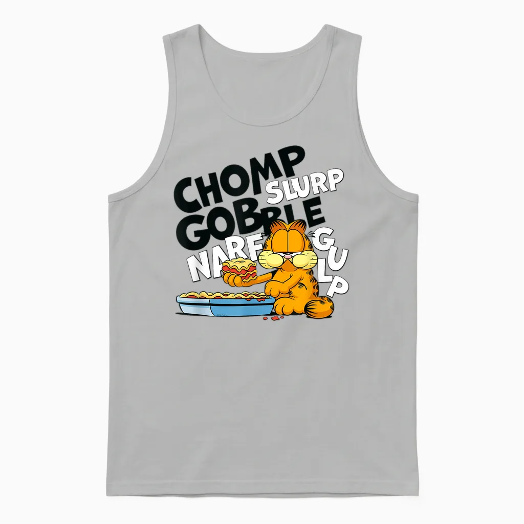 Garfield - Enjoy Your Lasagna Unisex Tank Top in Ash