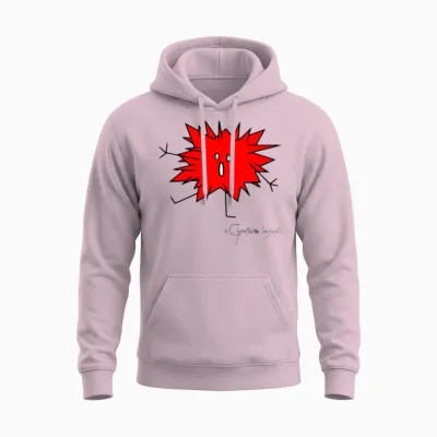 Woolly Beastie Spiky © Chyropterum Innoxius Unisex Hoodie - Light Pink