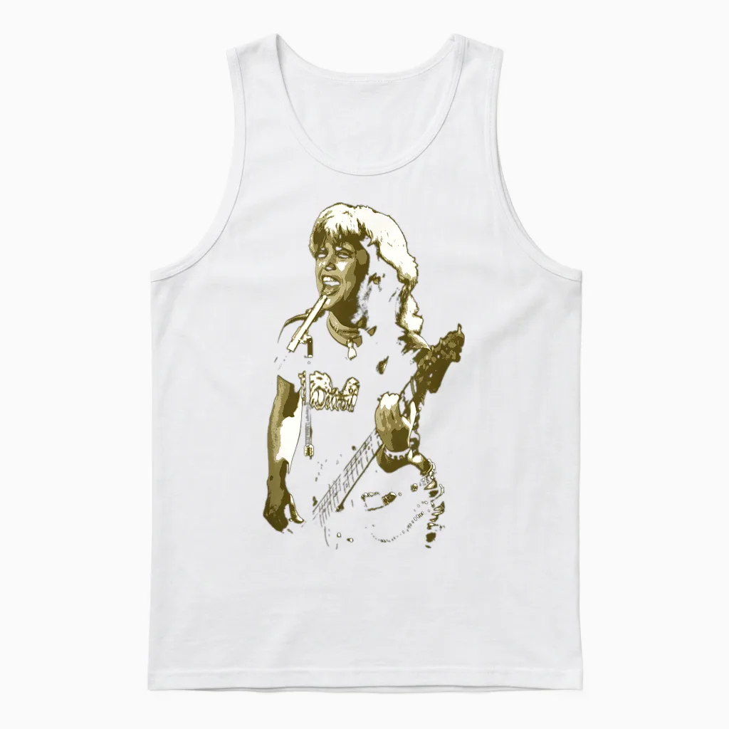 Tv Times Suzi Quatro Live T-Shirt Schwarz Unisex S Eu 41 Unisex Tank Top in White