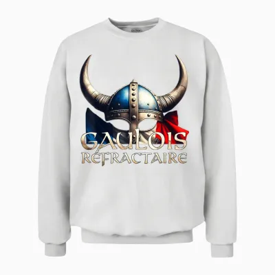 Patriotic Gaul Refractory Patriotic Patriotic Patriotic Unisex Sweatshirt - White