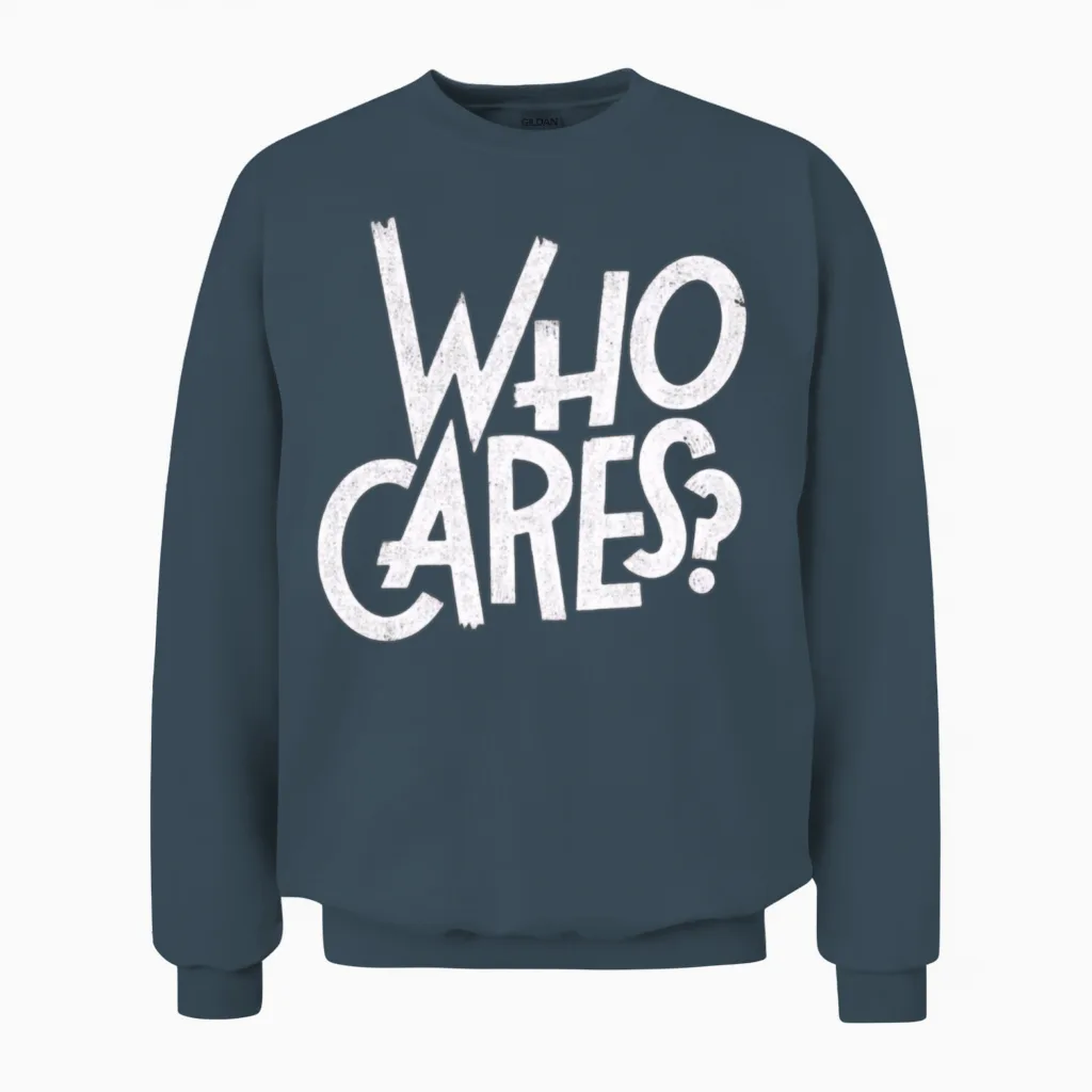 Who Cares? Cars & Muscle Unisex Sweatshirt in Dark Heather