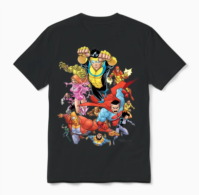 Invincible - Universe Unisex T-Shirt in Black