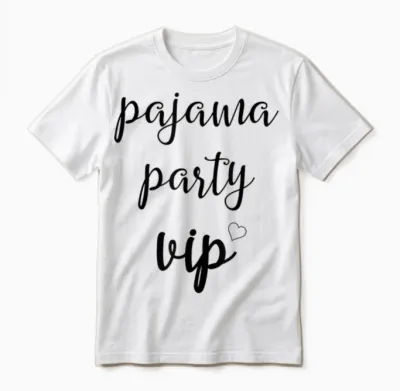 Pajama Party Shirt - Funny Pajama Party Shirt T-Shirt, Gray Unisex T-Shirt - White