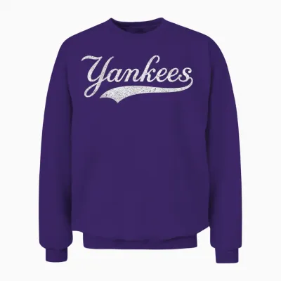 Yankees Vintage Design Retro Style Graphic Men Women Kid Unisex Sweatshirt - Purple