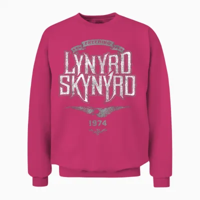 Lynyrd Skynyrd Freebird Retro Logo 1974 Rock Musik 70er Jahre Geschenke Unisex Sweatshirt - Heliconia