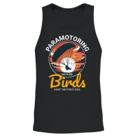 Paramotor Pilot Paramotoring Powered Paraglider Unisex Tank Top - Black – 2