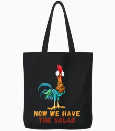 Now We Have the Salad Saying Quotes for Men Women T-Shirt, Black Tote Bags - Black