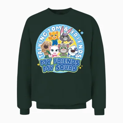 Talking Tom & Friends My Friends, My Squad Unisex Sweatshirt - Forest