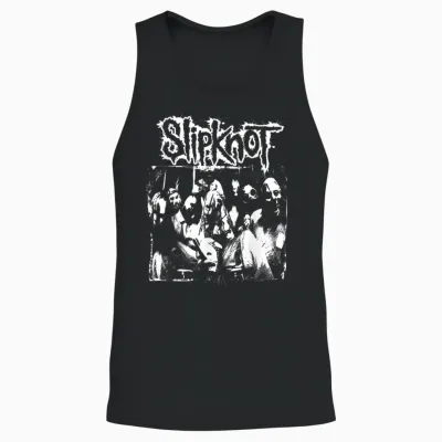Official Slipknot Splatter Photo T-Shirt, Black, S Unisex Tank Top - Black
