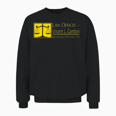 Law Offices of Vincent L. Gambini - Funny Novelty Unisex Sweatshirt - Black