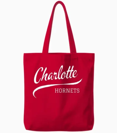 Hornets Retro Tote Bags - Red