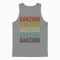 Ganzhou China Retro Vintage Unisex Tank Top - Sport Grey – 1