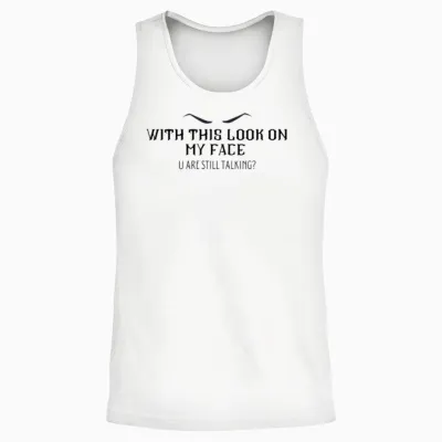 This Look Unisex Tank Top - White