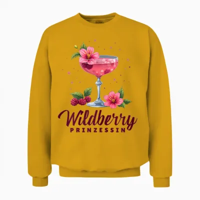 Wildberry Princess Costume I Summer Cocktail Party Women's T-Shirt, White Unisex Sweatshirt - Gold