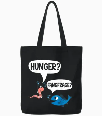 Lustiger Spruch, Angler, Lustig, Coole Sprüche, Lustig Lustig Angeln Tote Bags - Black