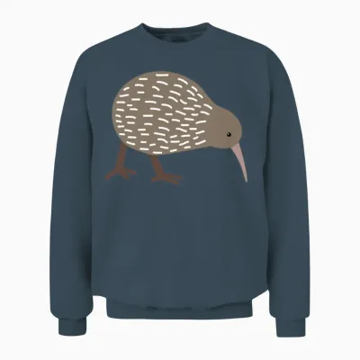 New Zealand Kiwi Unisex Sweatshirt - Dark Heather