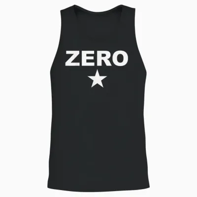 Grunge Alternative Zero Star 90s Rock Band Music Unisex Tank Top - Black