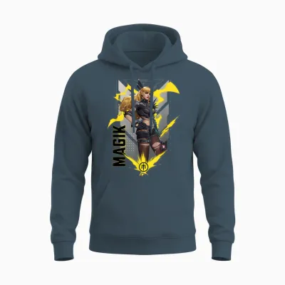 Marvel Rivals Gamerverse Super Hero Pvp Illyana Magik Unisex Hoodie - Dark Heather