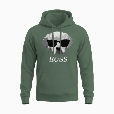 Boss Dog Unisex Hoodie - Military Green