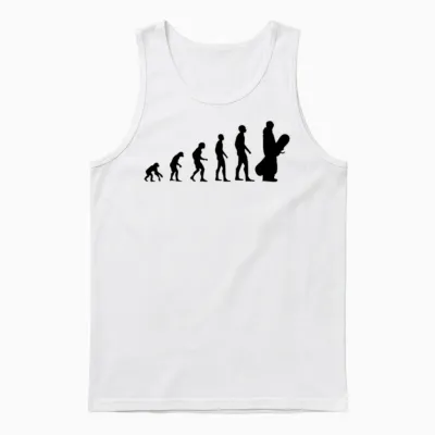 Evolution Snowboard. Unisex Tank Top - White
