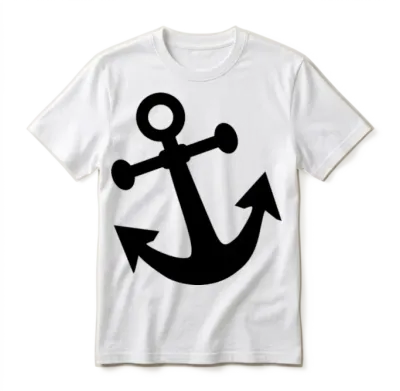Anchor Unisex T-Shirt - White