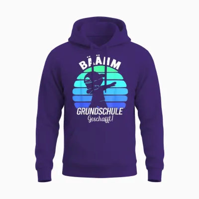 Grundschule Absolvent Abgänger Grundschule Abschluss 2026 Unisex Hoodie - Purple