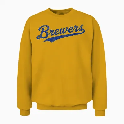 Vintage Brewers Retro Classic Gifts for Men Women Unisex Sweatshirt - Gold