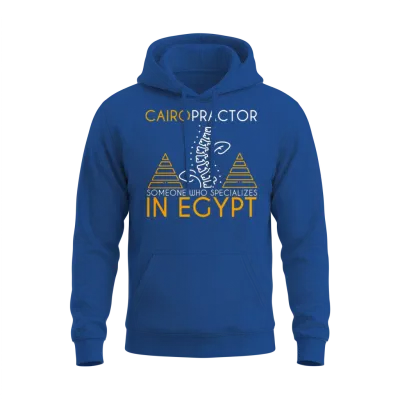 Funny Cairo Egypt Puns for Egyptian Archaeologist Unisex Hoodie - Royal